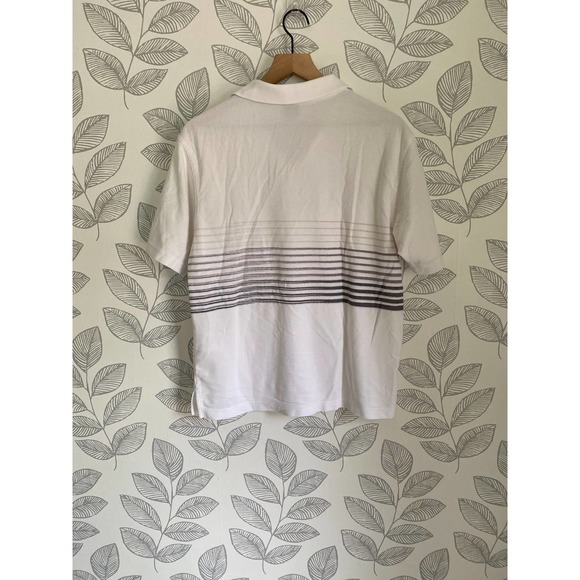 Nike Tennis Dri Fit Striped Polo, Size M - Picture 3 of 3